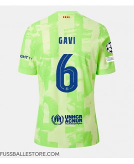 Günstige Barcelona Paez Gavi #6 3rd trikot 2024-25 Kurzarm